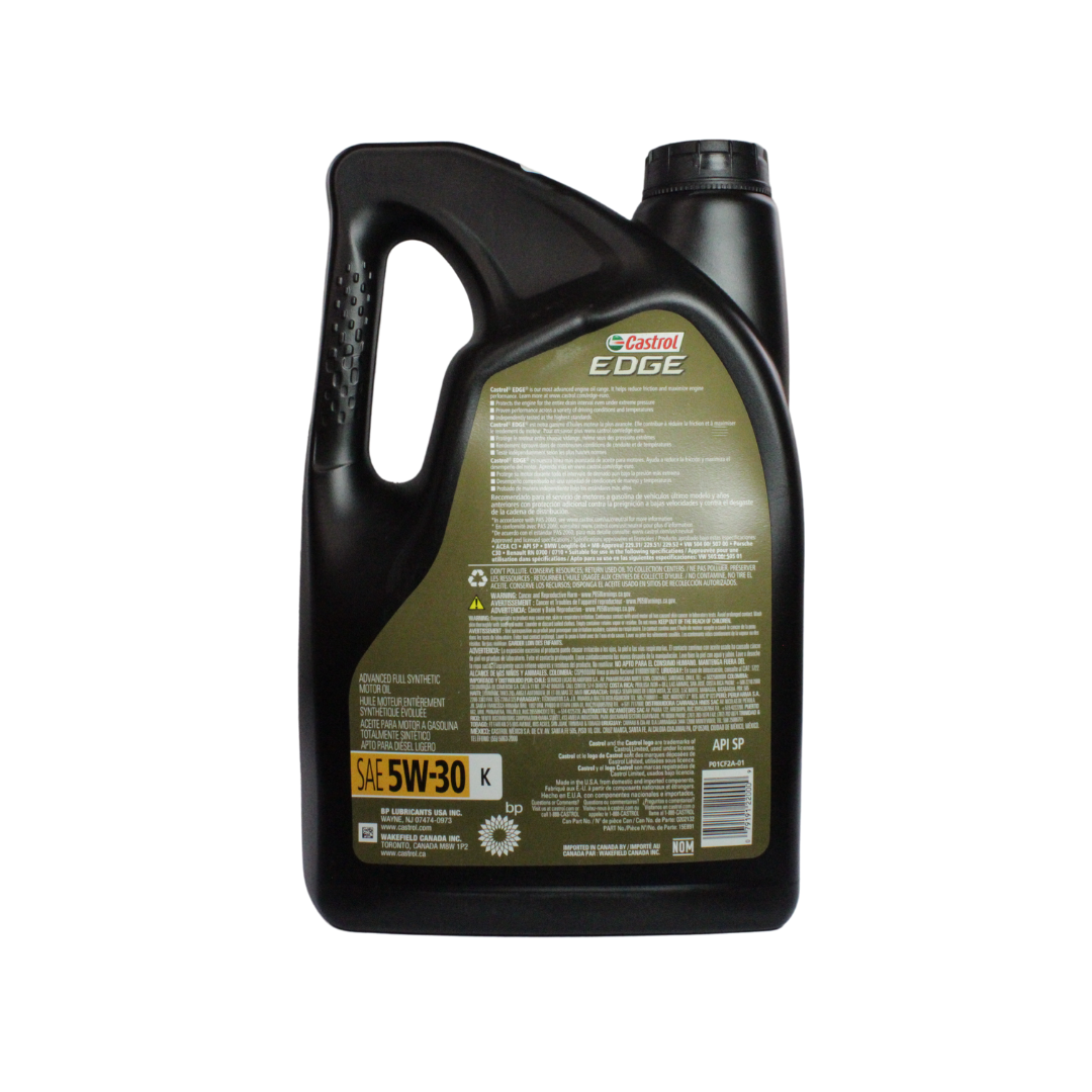 CASTROL ACEITE EDGE NEGRO 5W30 5LT