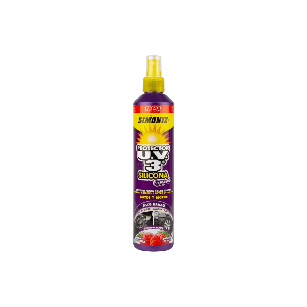 SIMONIZ SILICONA DE TABLERO UV3 FRESA 300ml.