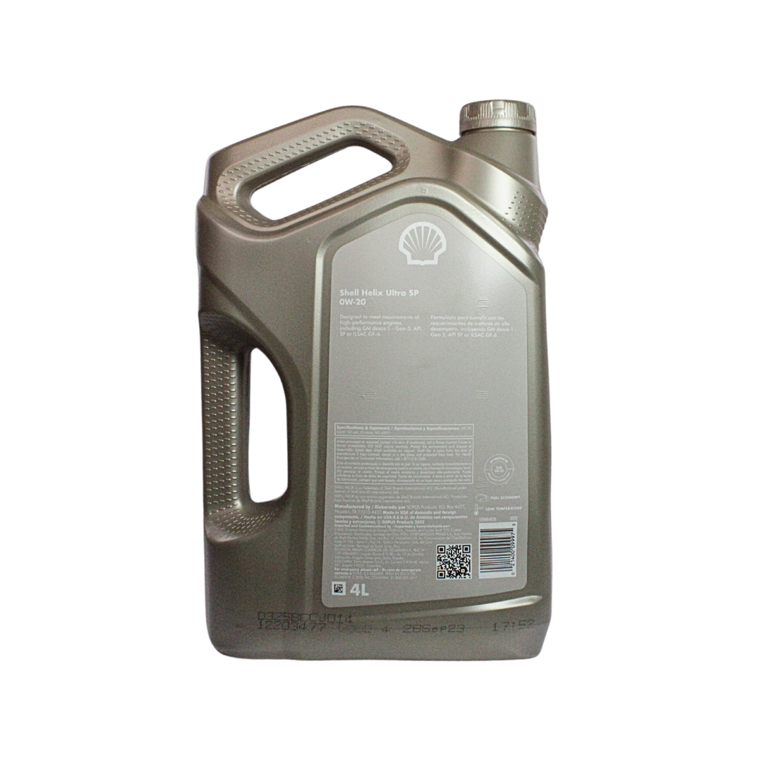 SHELL ACEITE ULTRA 0W20 4LT