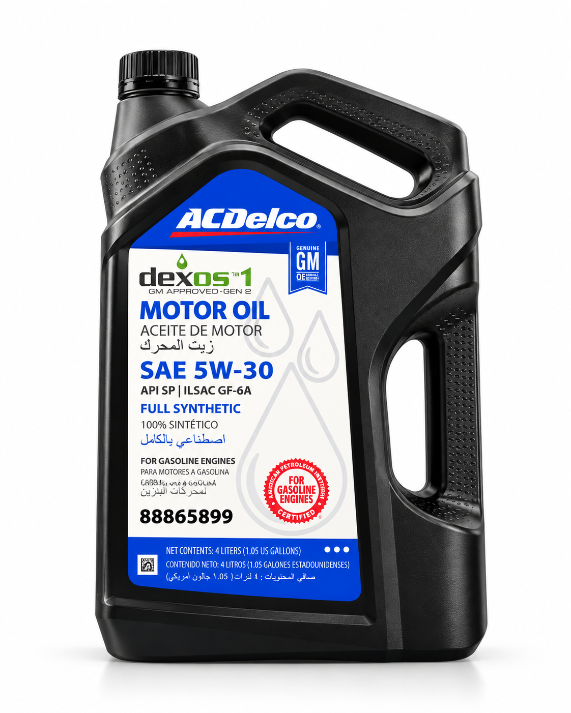 ACDELCO ACEITE MOTOR 5W30 DEXOS 1