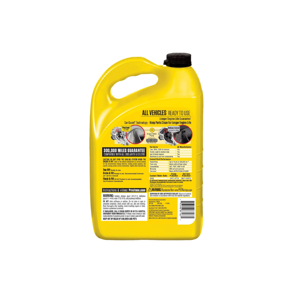 PRESTONE REFRIGERANTE 50/50 AF2100 ALL VEHICLES AMARILLO GL