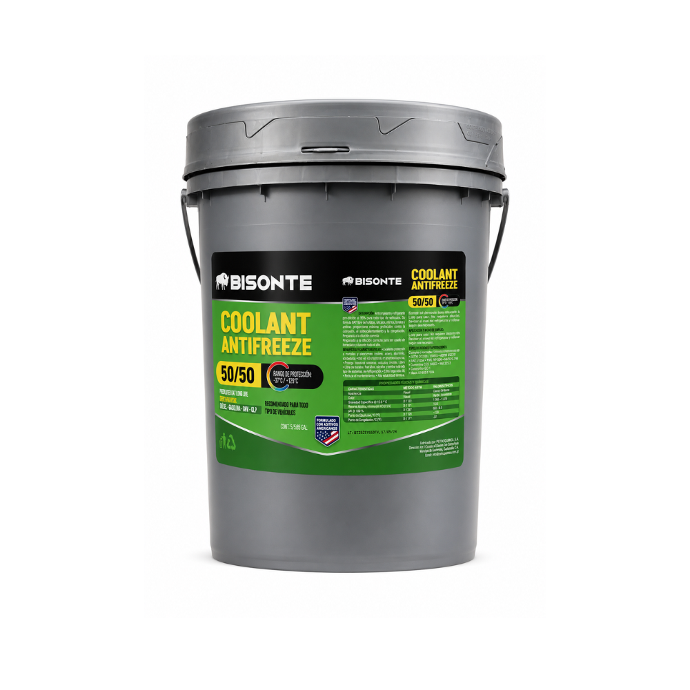 BISONTE COOLANT & ANTIFREEZE OAT 50/50 VERDE