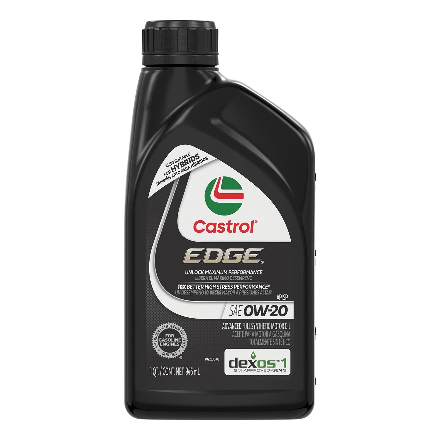 CASTROL ACEITE EDGE NEGRO 0W20 LT