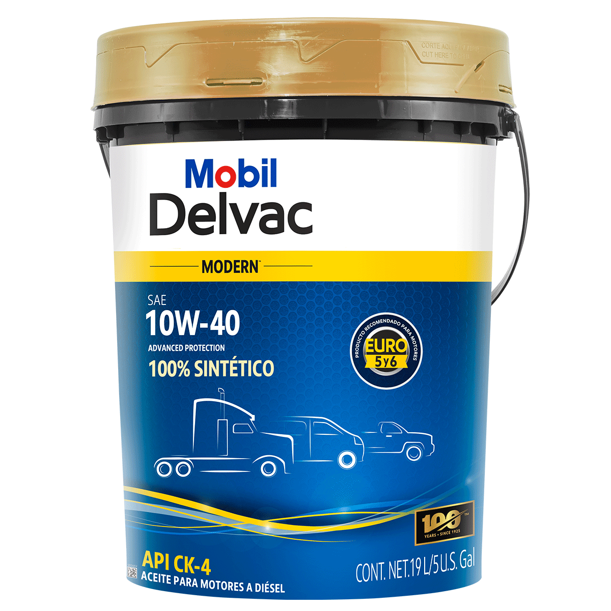 Mobil Aceite Delvac Modern 10w40 BL Europeo 19L