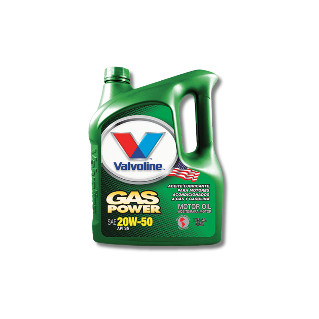 VALVOLINE ACEITE GAS POWER 20W50 GALON