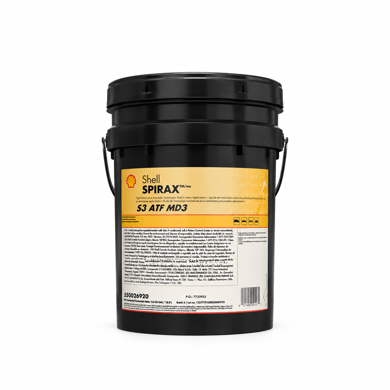 Shell Hidrolina Spirax S3 Atf Md3 Bl (donax Tg)