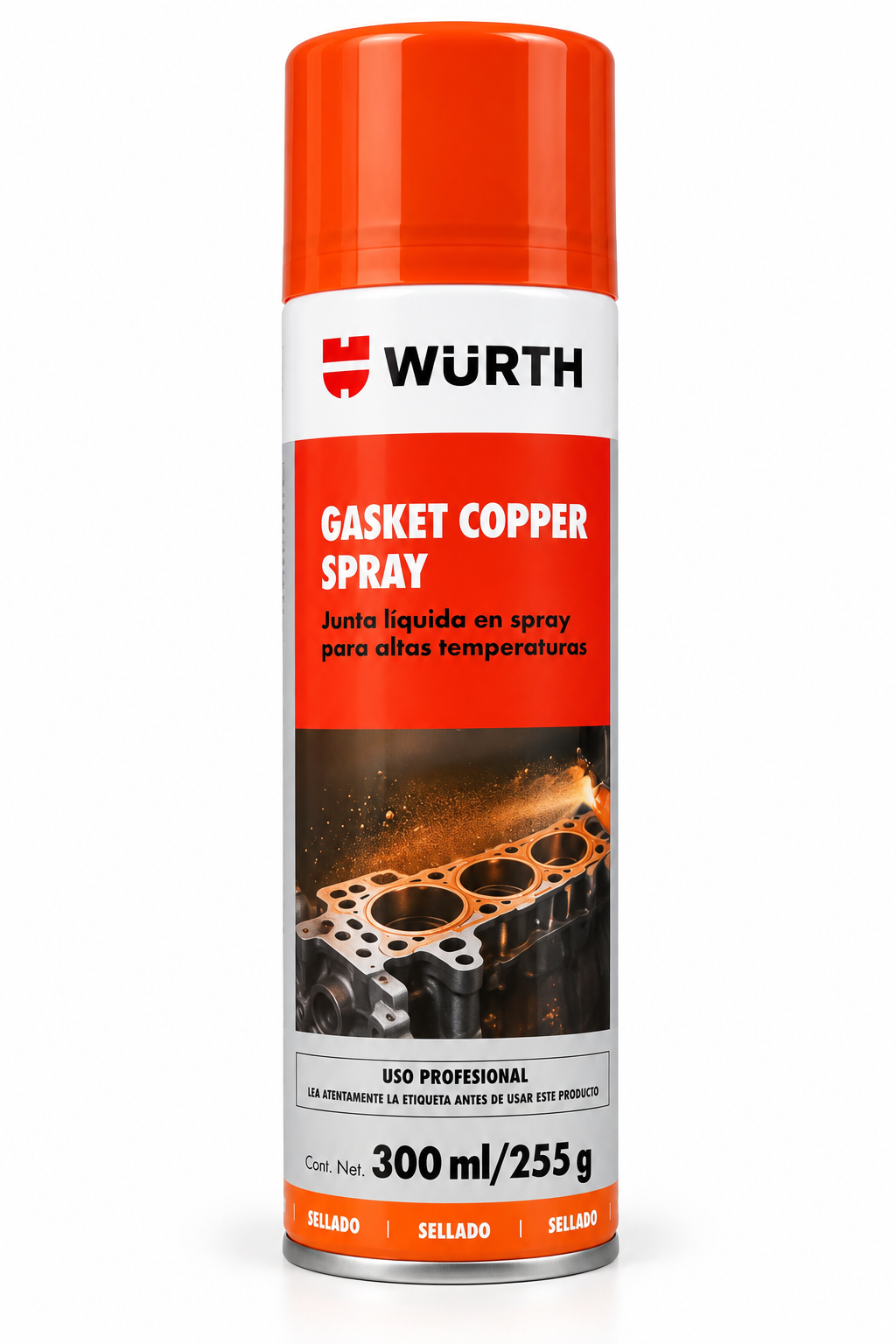 WURTH SELLADOR SPRAY COBRE P/JUNTAS 300ML