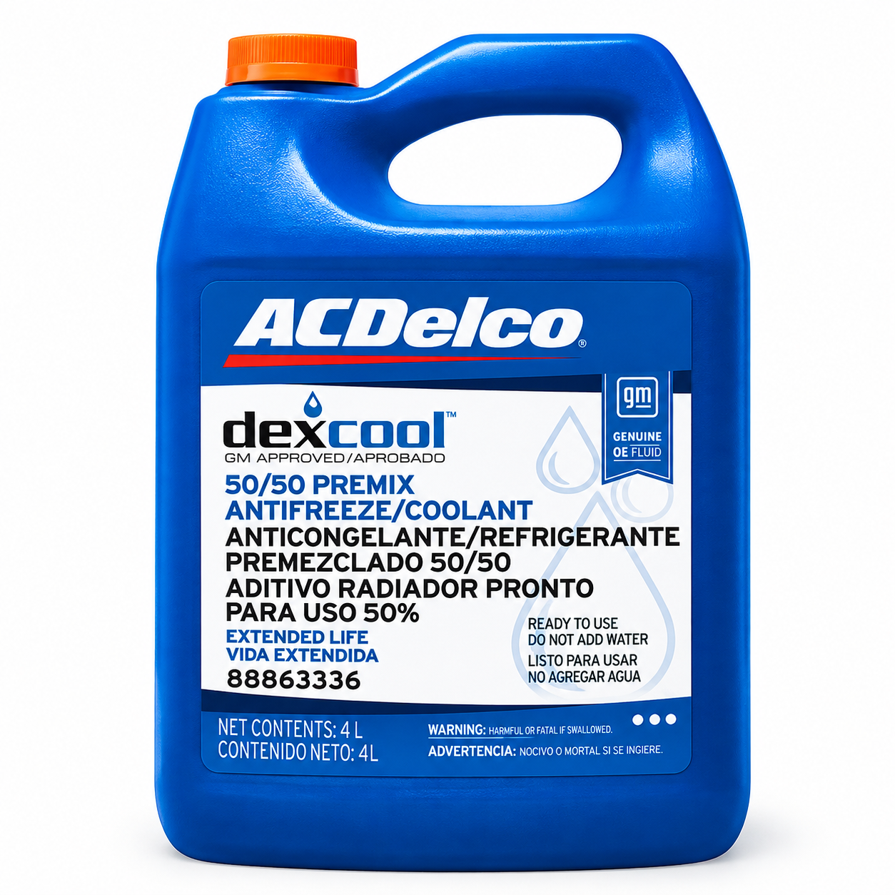 ACDELCO REFRIGERANTE DEXCOOL 50/50 GL